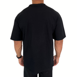 Black Heavy Weight Cotton Short Sleeve